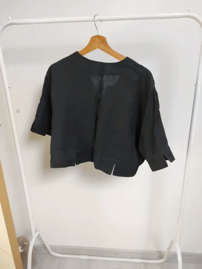 Veste courte ou boléro 100%Lin made in France🇫🇷 - photo numéro 5