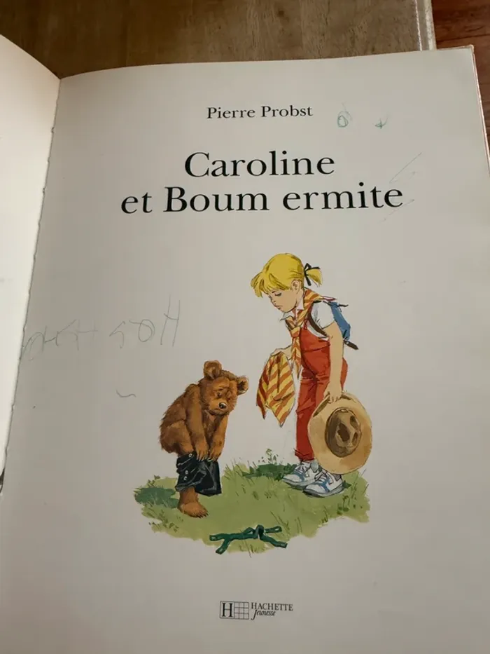 Édition limitée reliure rouge collector - BE Grand livre Caroline et Boum Ermite Pierre Probst - photo numéro 6