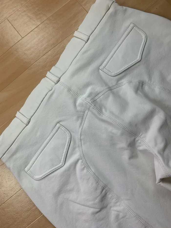 Pantalon d’équitation Time Rider – Blanc – Taille 42 - photo numéro 5