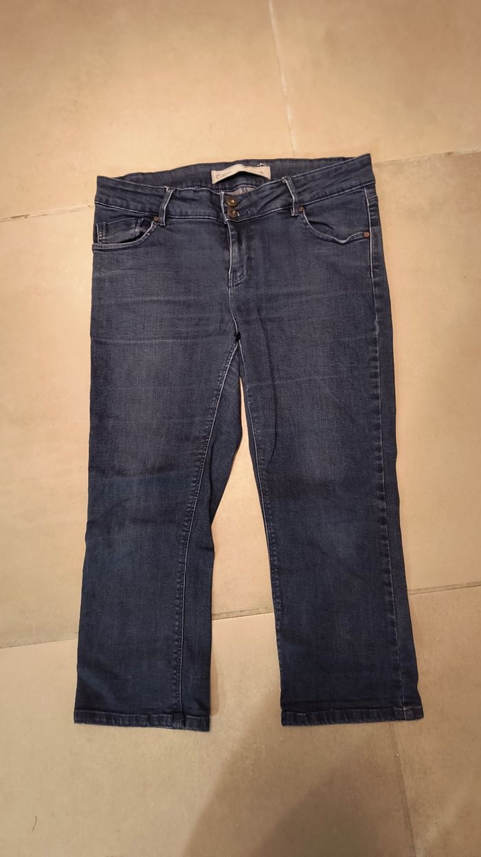 Pantacourt en jean taille 42