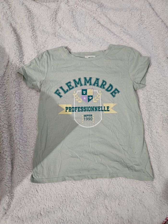 T-shirt Simple Avec écriture