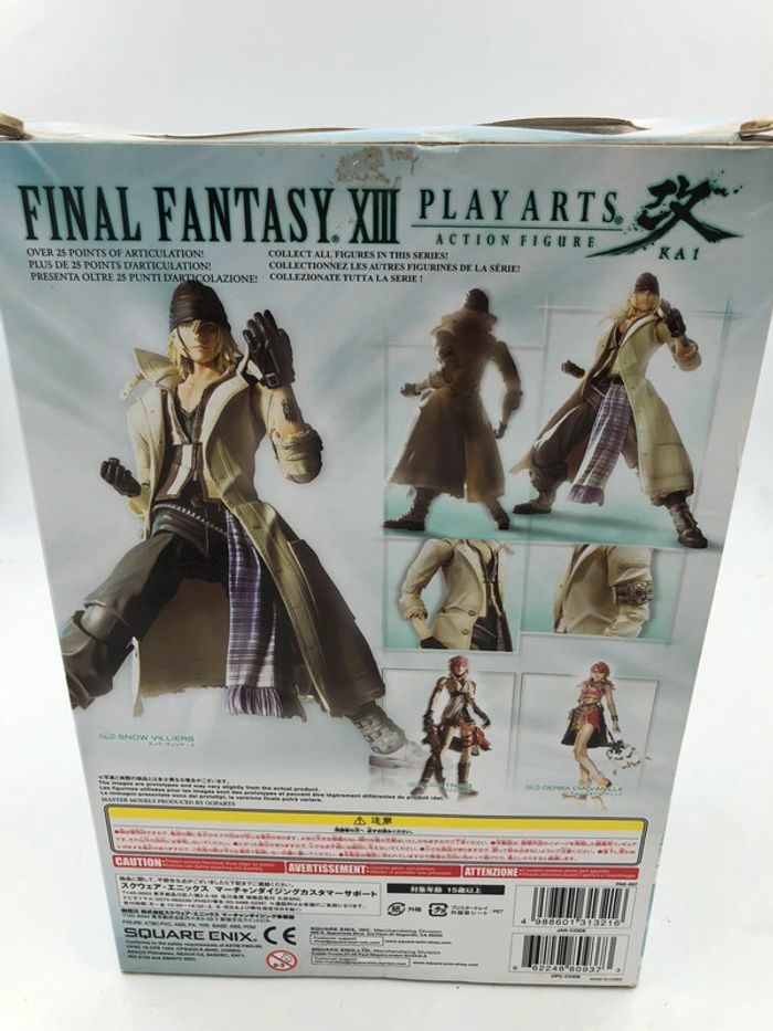 Figurine Final Fantasy XIII Play Arts Kai Snow Villiers Square Enix - photo numéro 3