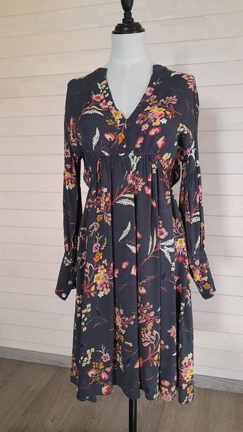 Robe à fleurs manches longues Les Tropeziennes