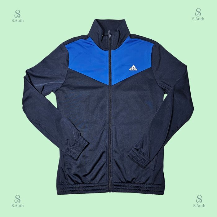 Veste Adidas Primegreen - Bleu royal & noir - Taille 14-15 ans (170 cm) - photo numéro 2