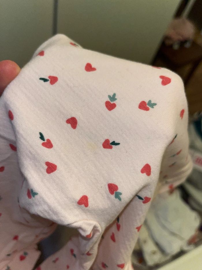 Pyjama Coton Rose TAO 9 mois 71cm - photo numéro 3