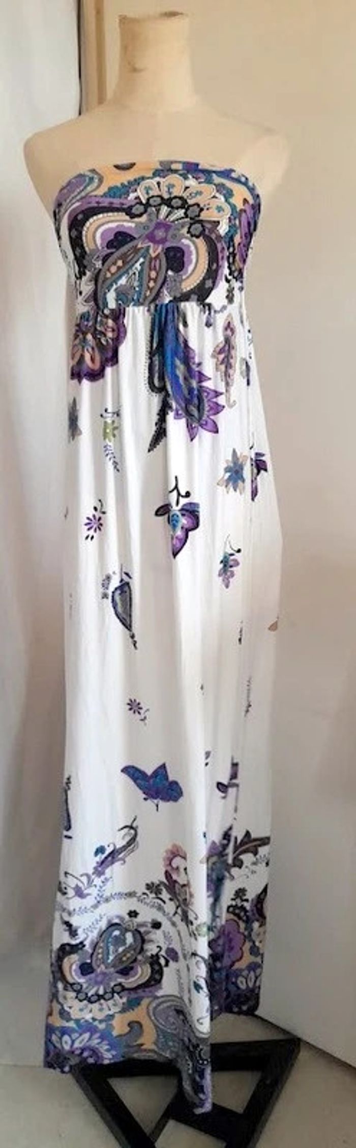 Robe longue bustier