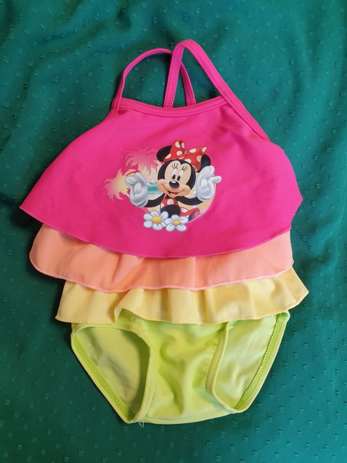 Maillot de bain Minnie à volants 6 mois