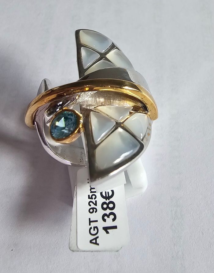 Bague en AGT 925 mil, neuf avec étiquette, taille 57⁷ - photo numéro 6