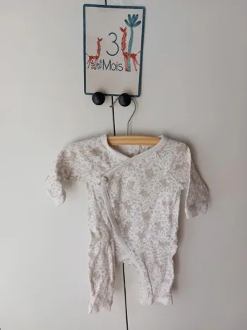 Combinaison coton Bambi 3 mois