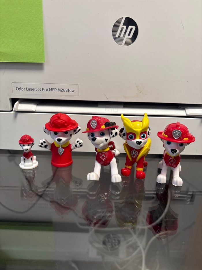 Figurines paw patrol, Marcus.