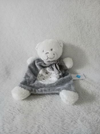 Doudou ours Tex gris