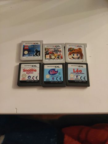 Lot 6 jeux Nintendo ds nintendo 3ds