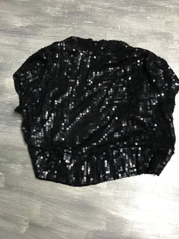Boléro à strass noir - photo numéro 3