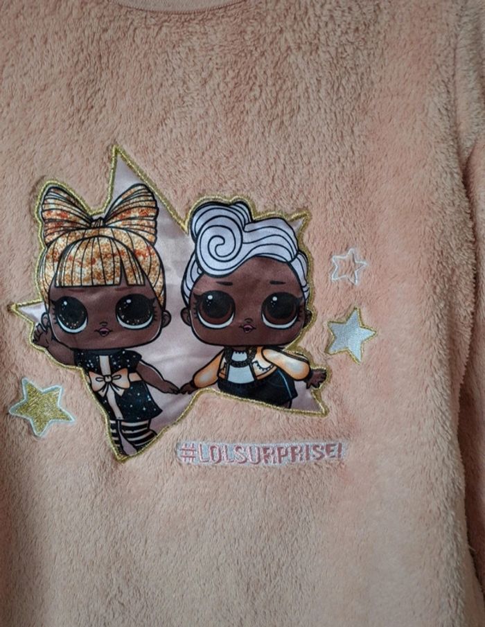 Joli pyjama fille 2 pièces en coton et pilou pilou taille 8 ans Lol surprise - photo numéro 3