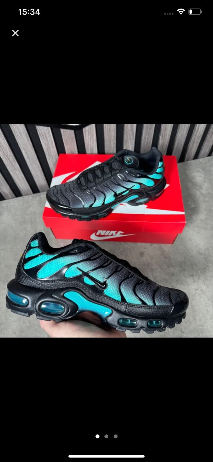 Nike tn noir bleu ciel enfant 35