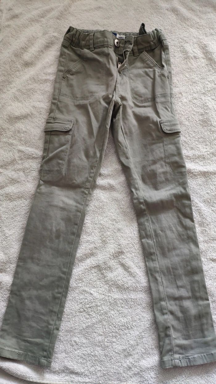 Jean skinny 8 ans okaidi vert