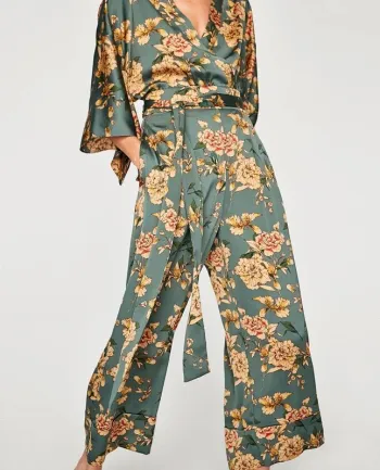 Combinaison fleurs Zara