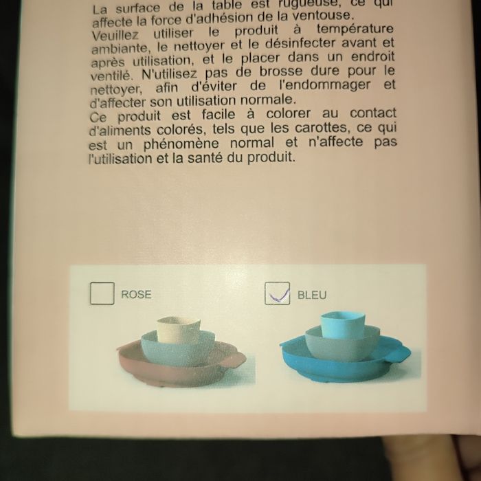 Coffret vaisselle enfants a venteuse - photo numéro 5