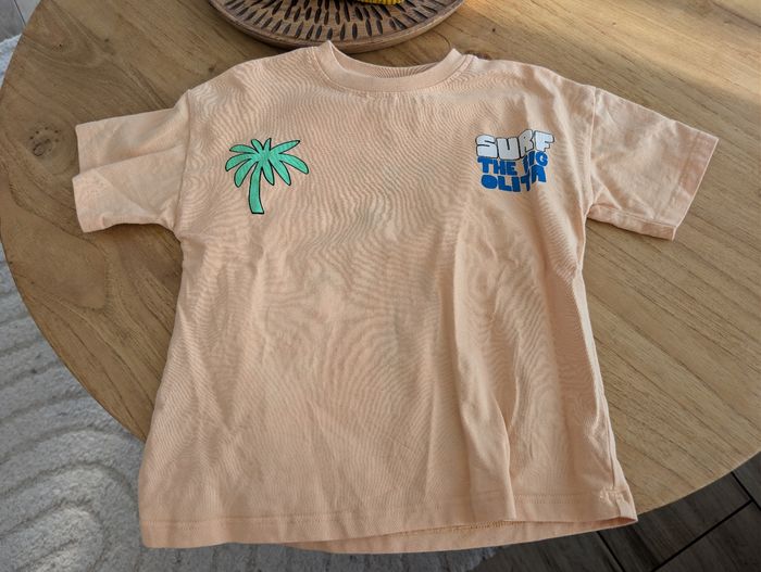 T shirt orange Zara - photo numéro 2