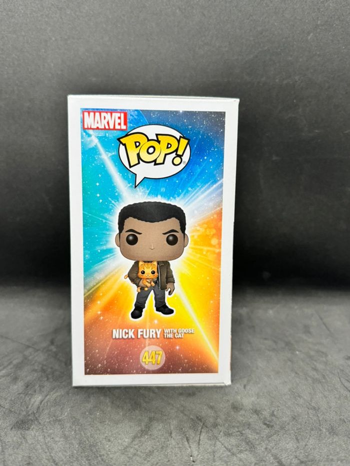 Funko pop marvel nick fury with goose 447 - photo numéro 3