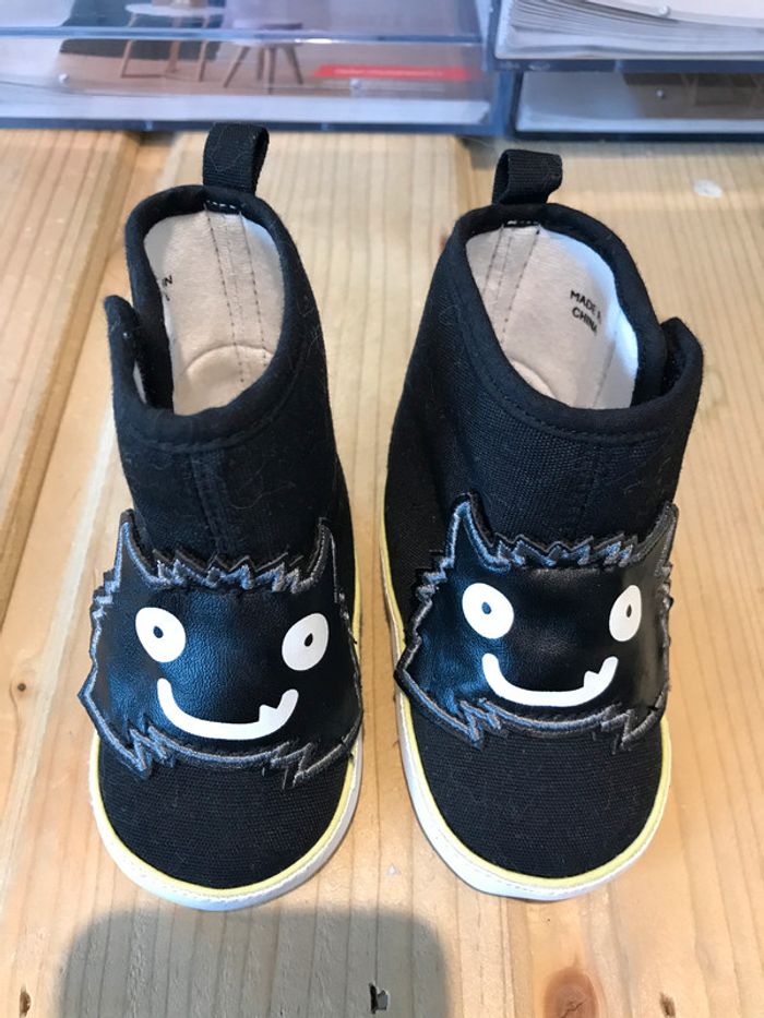 Chaussures en toile bébé Monstre