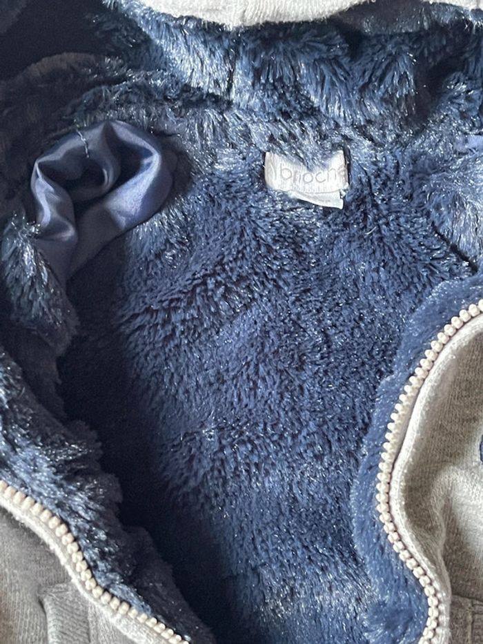 Veste fourrée 6 mois - photo numéro 3