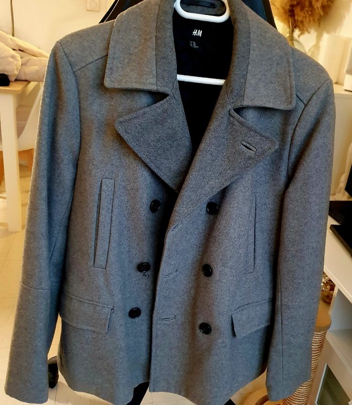 Manteau gris clair