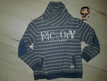 Pull col roulé avec poches garçon 10ans kiabi