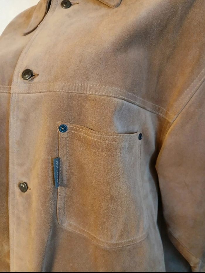 Veste brun clair Vent couvert croûte de veau - photo numéro 2