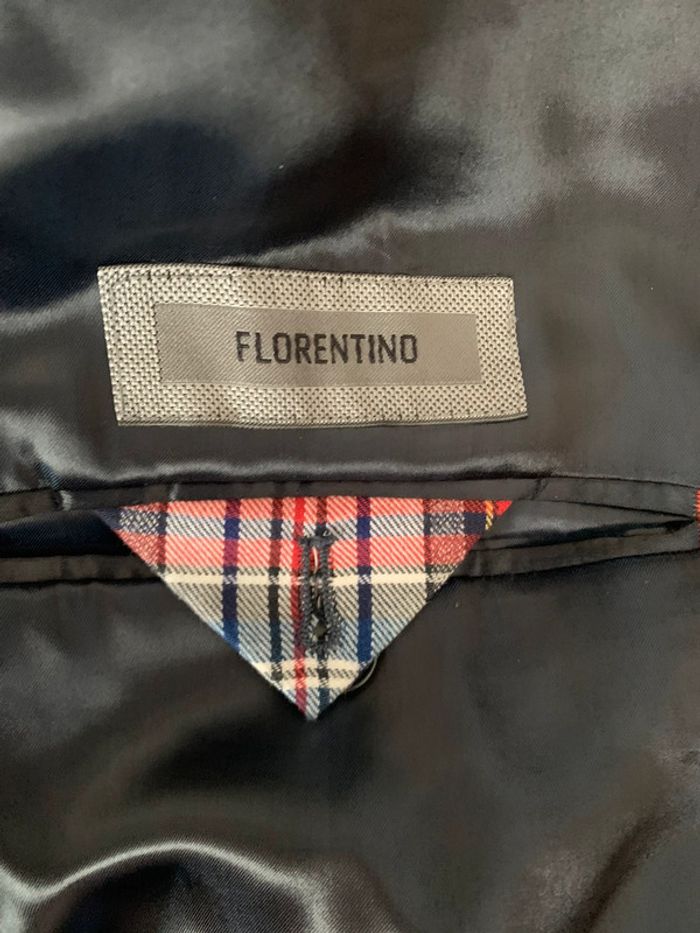 Veste homme bleue en laine Florentino T 42 (244) - photo numéro 3