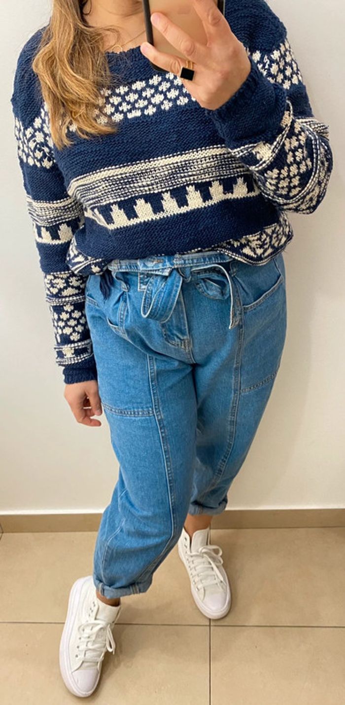 Pull avec Frange Taille L - photo numéro 2