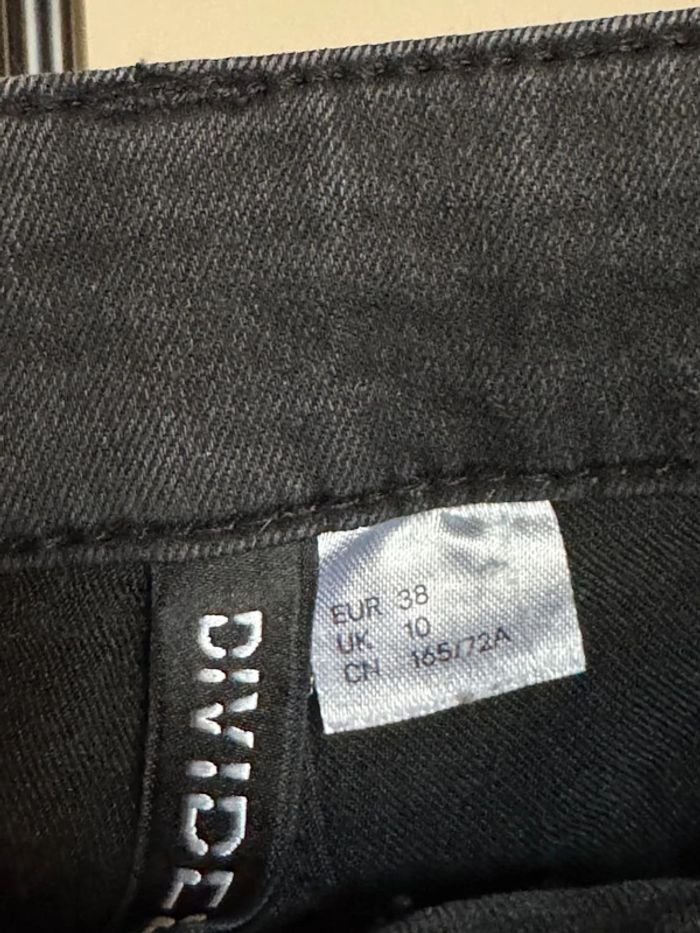 Pantalon type jean noir Skinny lègerement élastique - photo numéro 3