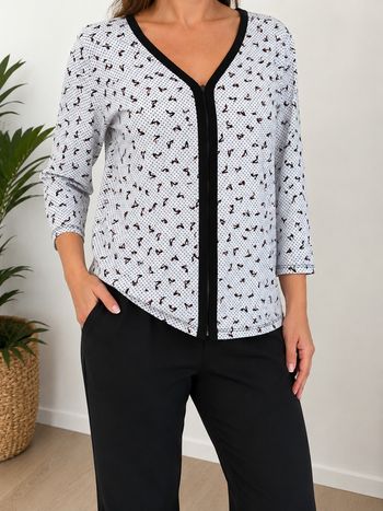Blouse à motifs breal
