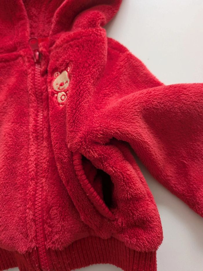 Gilet rouge Tissaia taille 6 mois - photo numéro 8