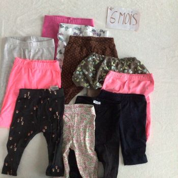 11 leggings fille 6 mois