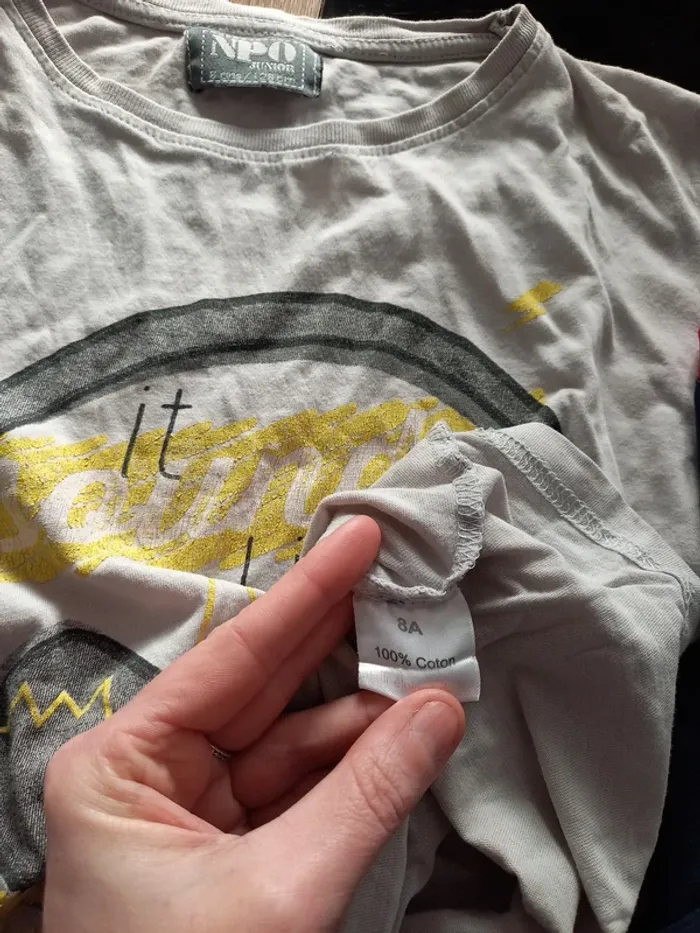 Lot de 2 tee-shirts 8 ans - photo numéro 6