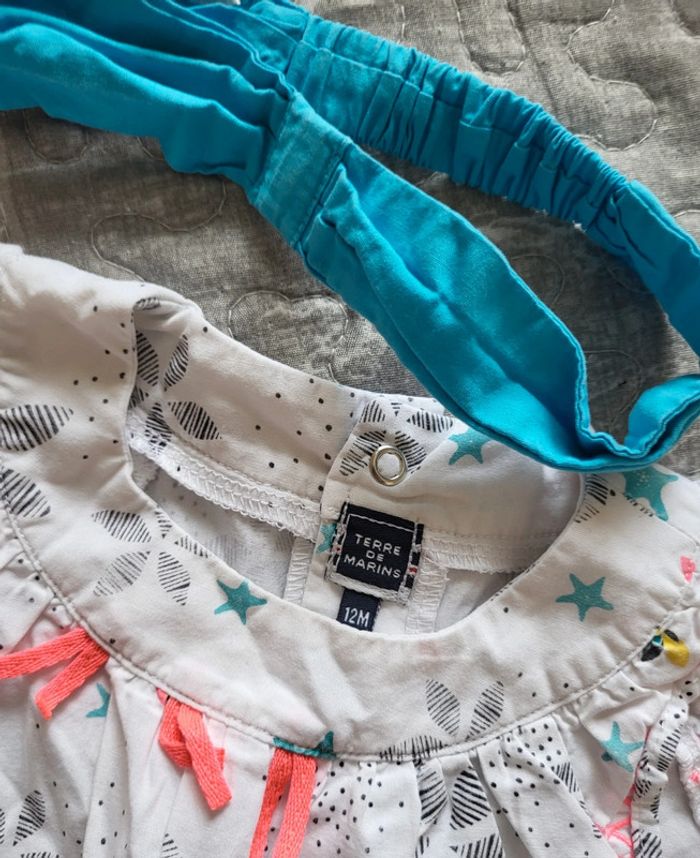 Robe d'été terre de marins 12 mois - photo numéro 3