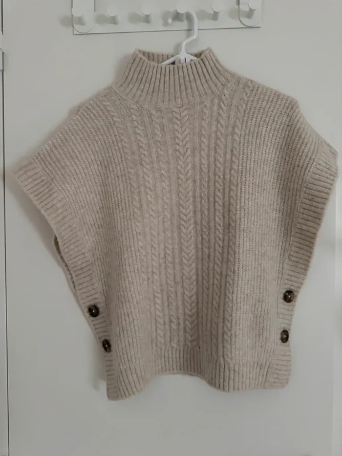 Pull Monoprix 10 ans beige