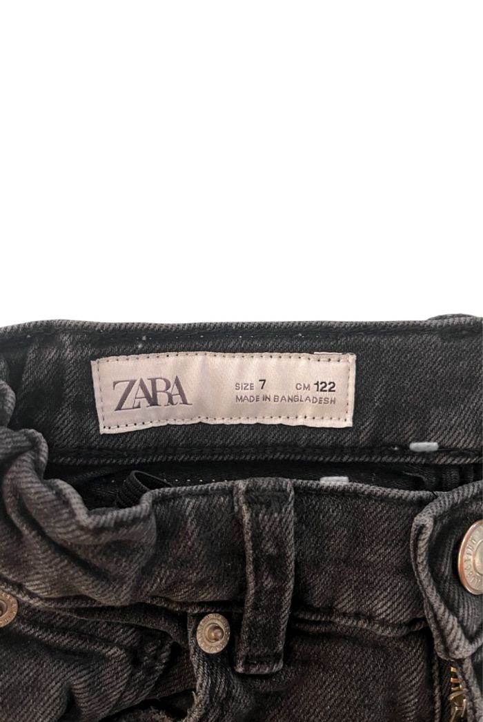 Jeans pantalon évasé / enfant / noir / 7 ans - 122cm / Zara - photo numéro 5