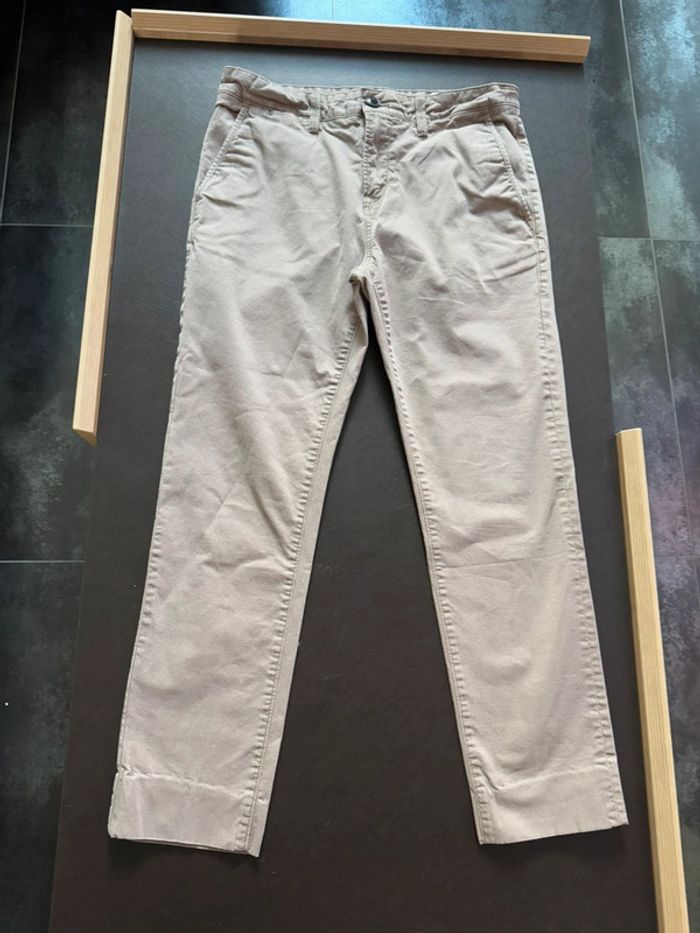 Pantalon beige chino Tom Saylor taille 30 - photo numéro 11