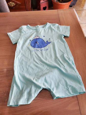 Ensemble barboteuse et body 2 ans