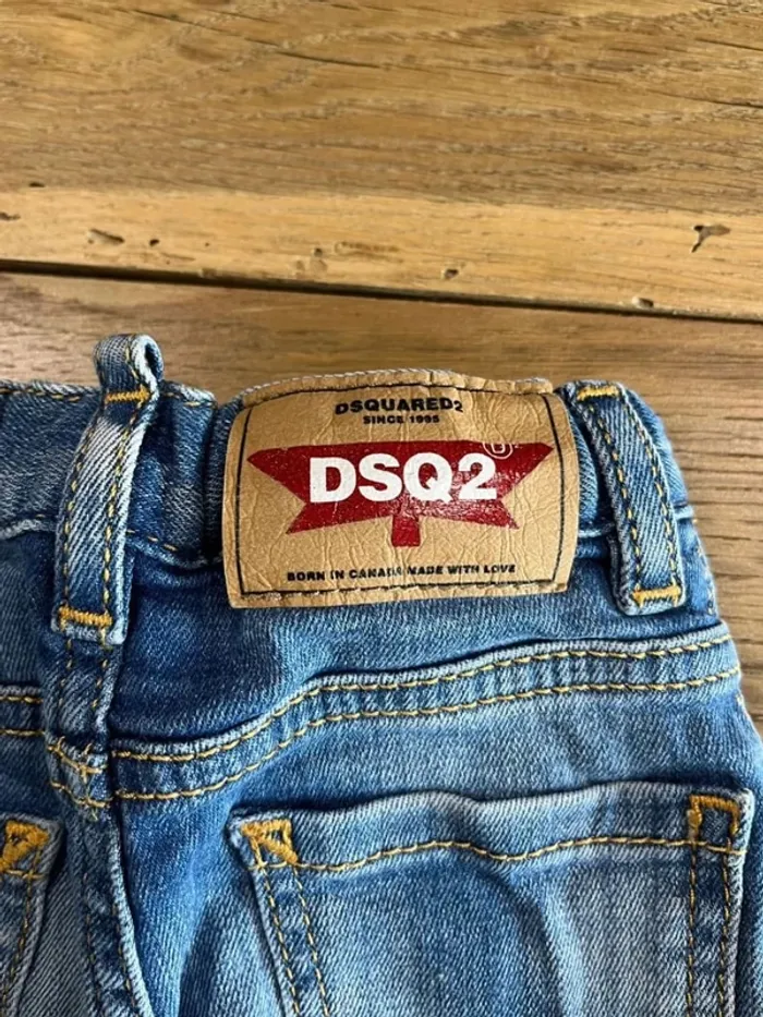 Jean bébé bleu Dsquared2 - photo numéro 5