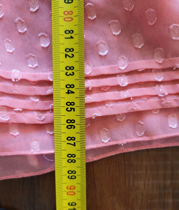 Nuisette manches courtes voile rose corail 3 Suisses Taille 36 - photo numéro 13