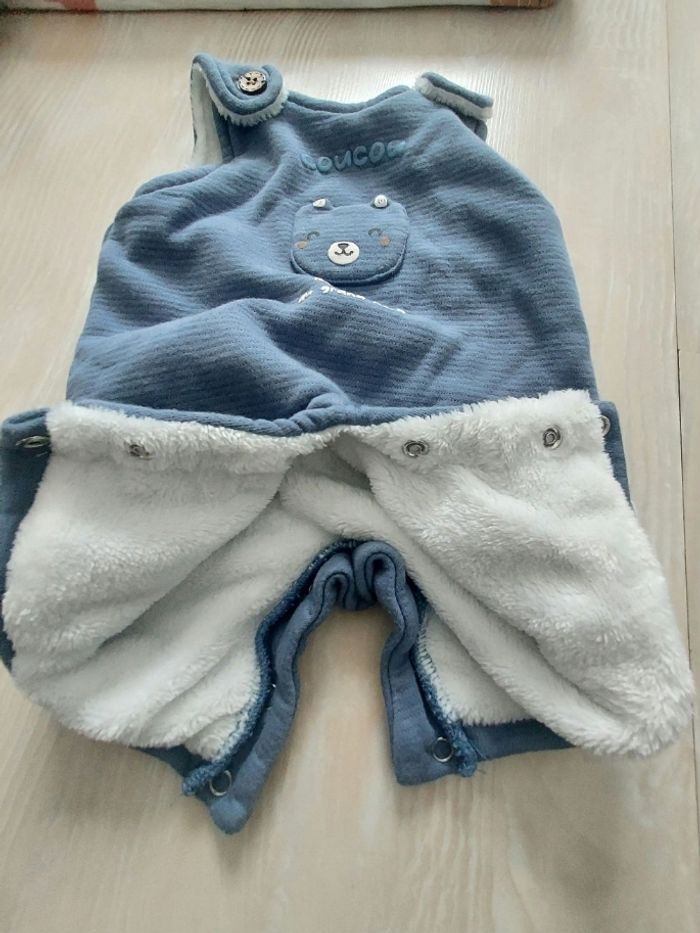Ensemble Salopette chaude et body 1 mois - photo numéro 6