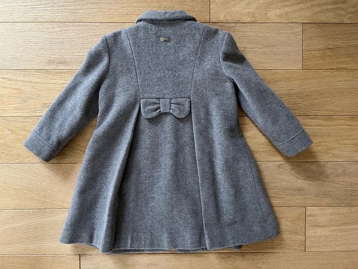 Manteau fille gris en laine 36 mois sanmar 1968 très bon état - photo numéro 6