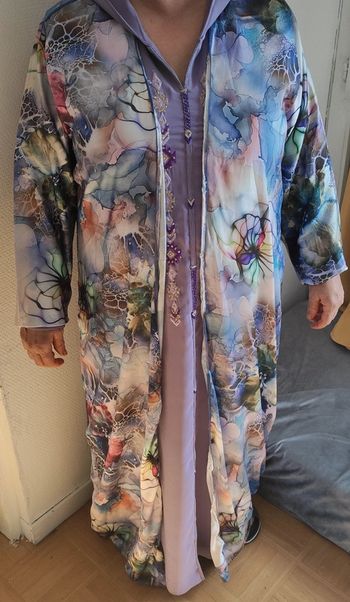 Djellaba avec son par-dessus taille 42-44