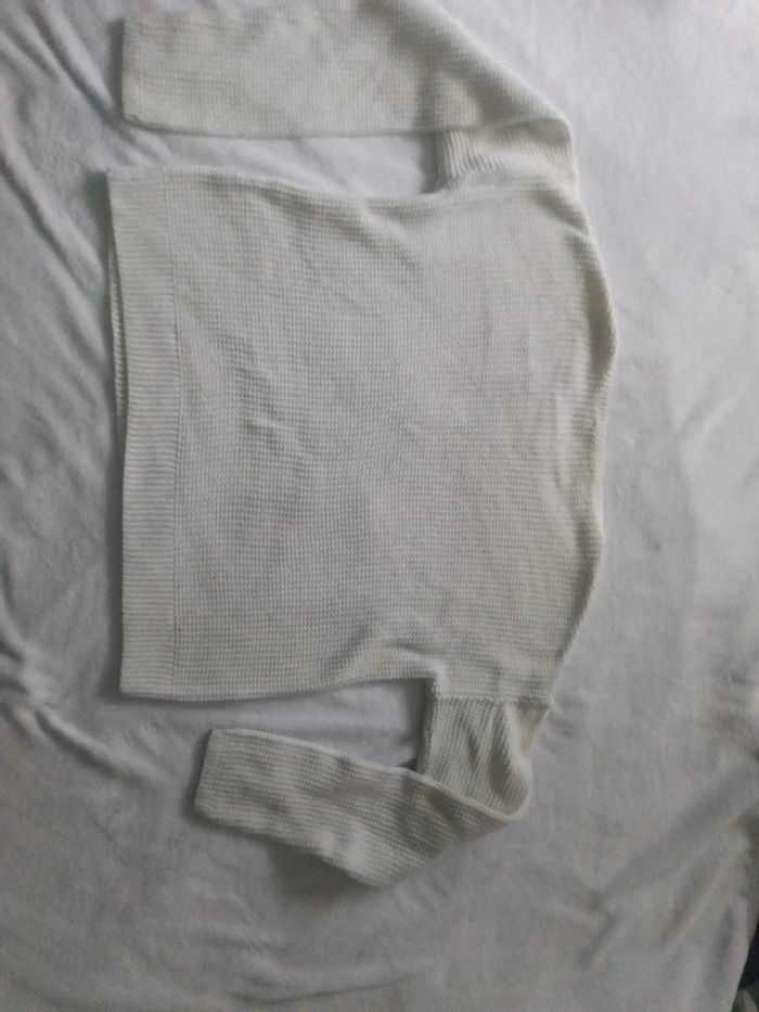 Petit pull blanc 38 - photo numéro 5