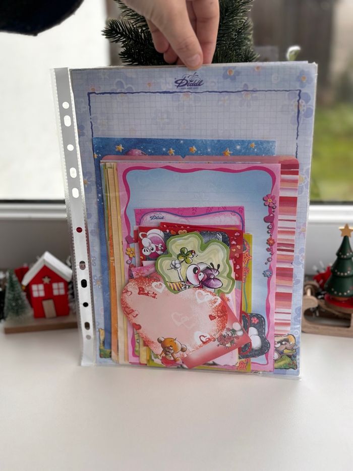 Joli lot de feuilles Diddl - Divers formats - Papier à lettres - PAL - photo numéro 9