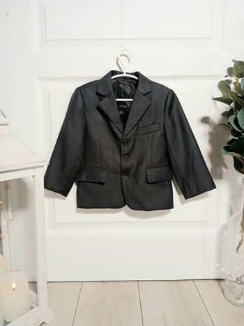 Veste blazer bébé garçon B B Boum – 2 ans – Élégant gris anthracite