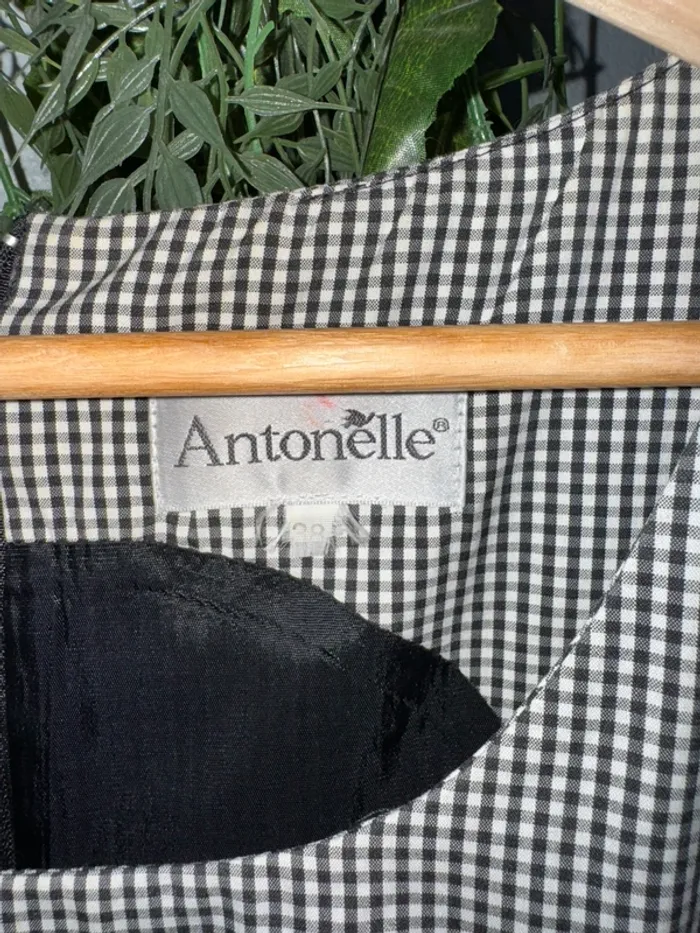 robe d’été à carreaux ~ antonelle ~ taille 38 - photo numéro 3